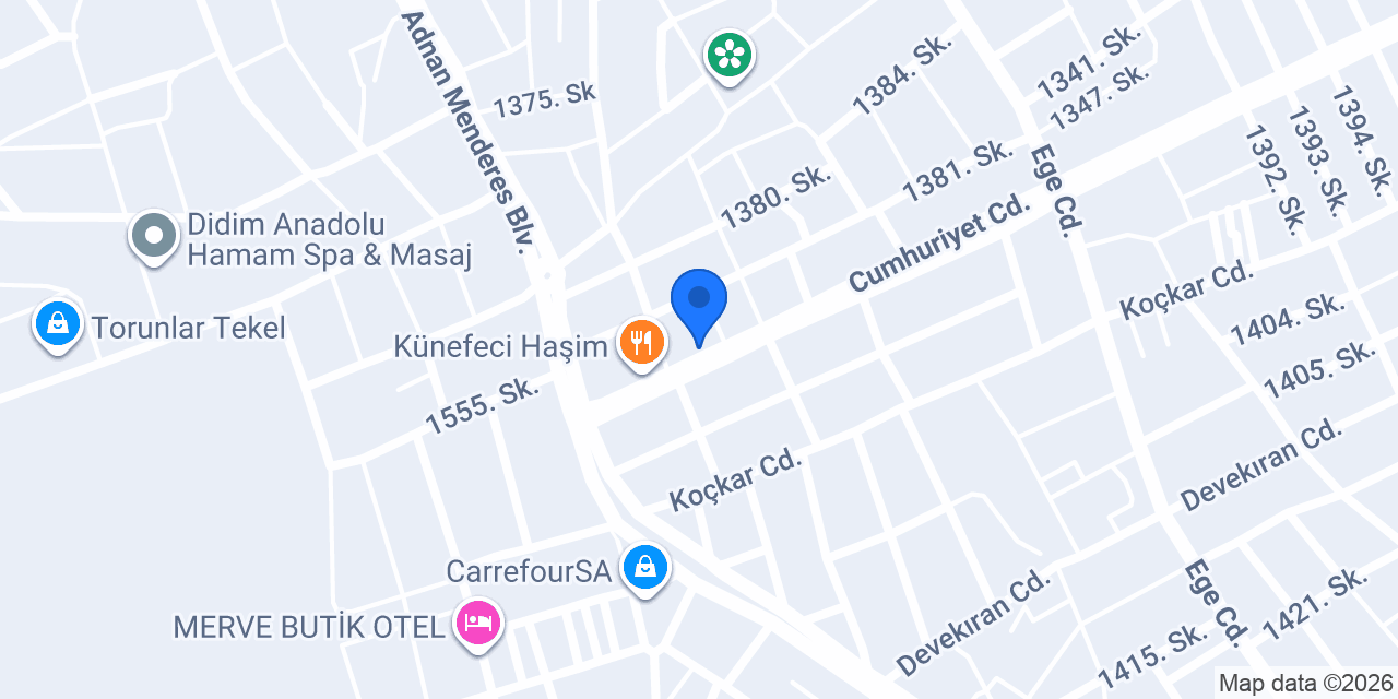 Didim Gece Dönercisi konumu