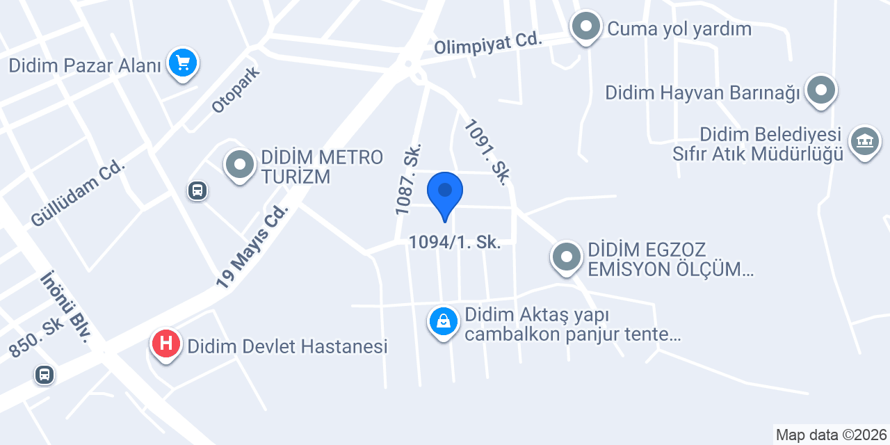 Didim oto elektrik konumu