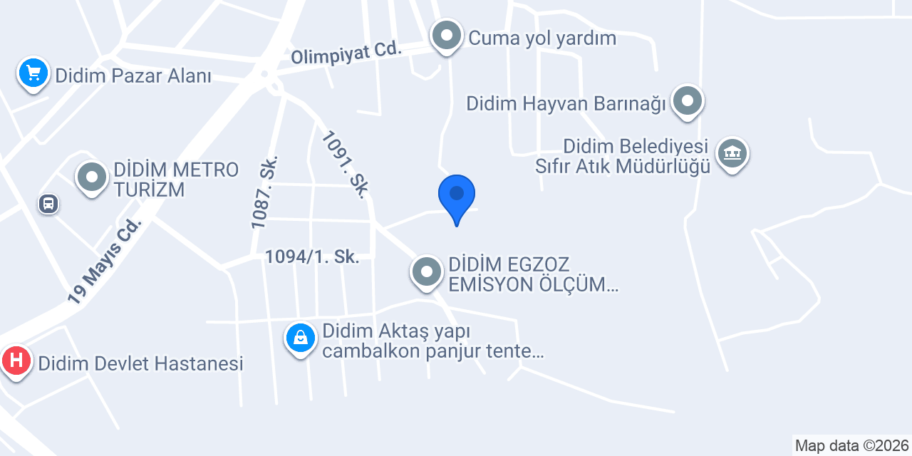 DİDİM RUMELİ CAM BALKON VE PANJUR konumu