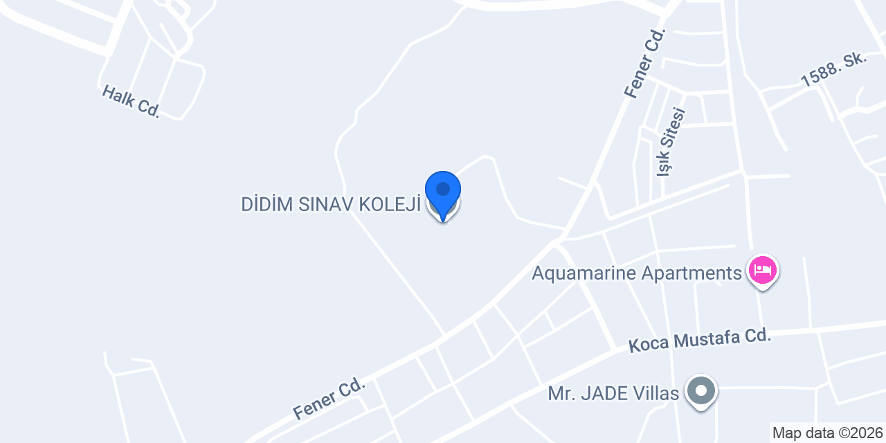 DİDİM SINAV KOLEJİ konumu