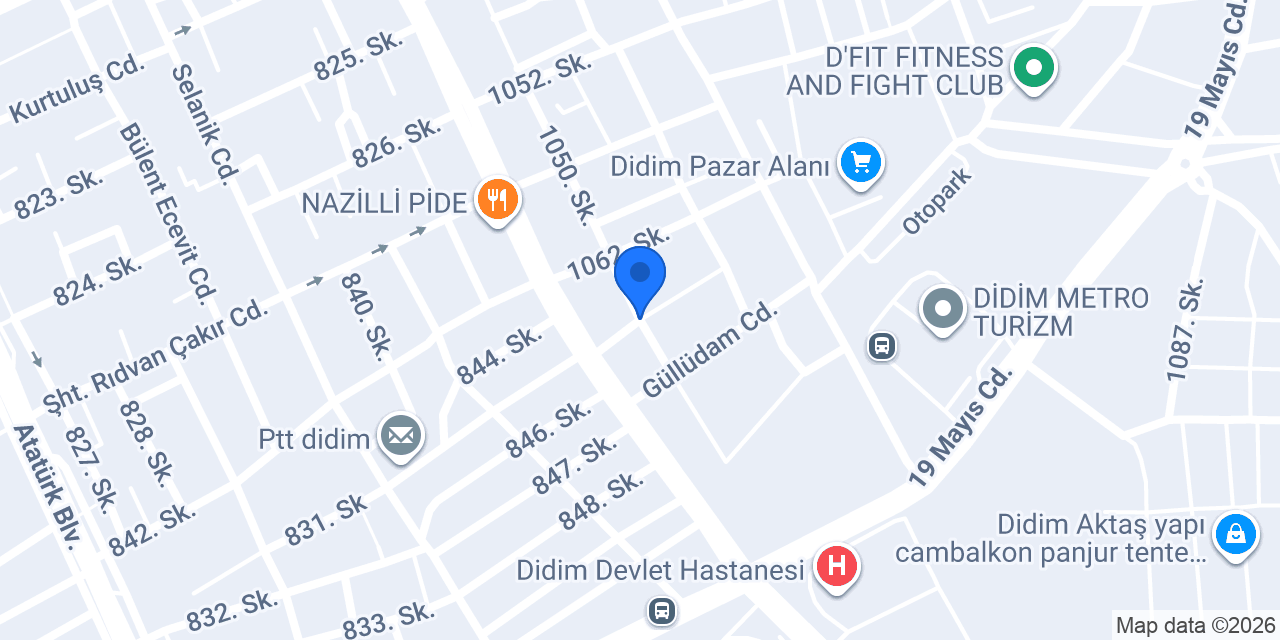 Günal rent a car & scooter & atv konumu