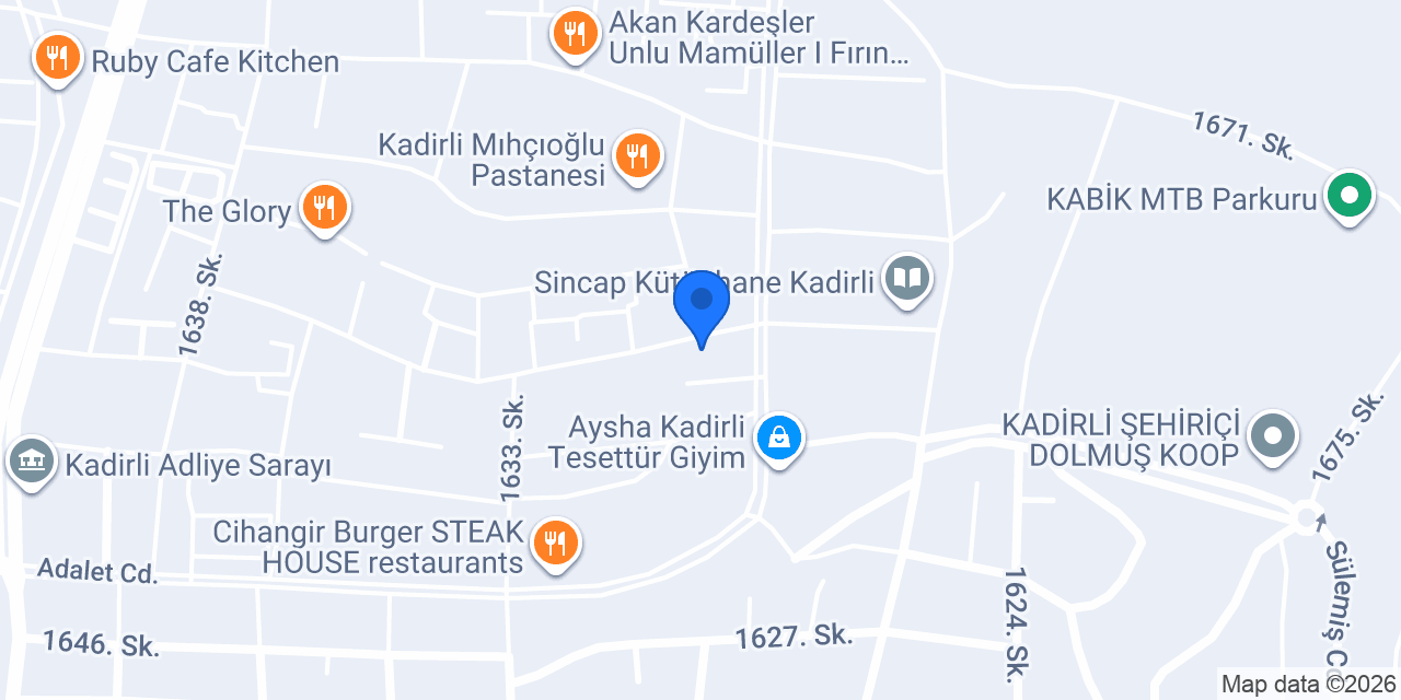 Oses çiğköfte konumu