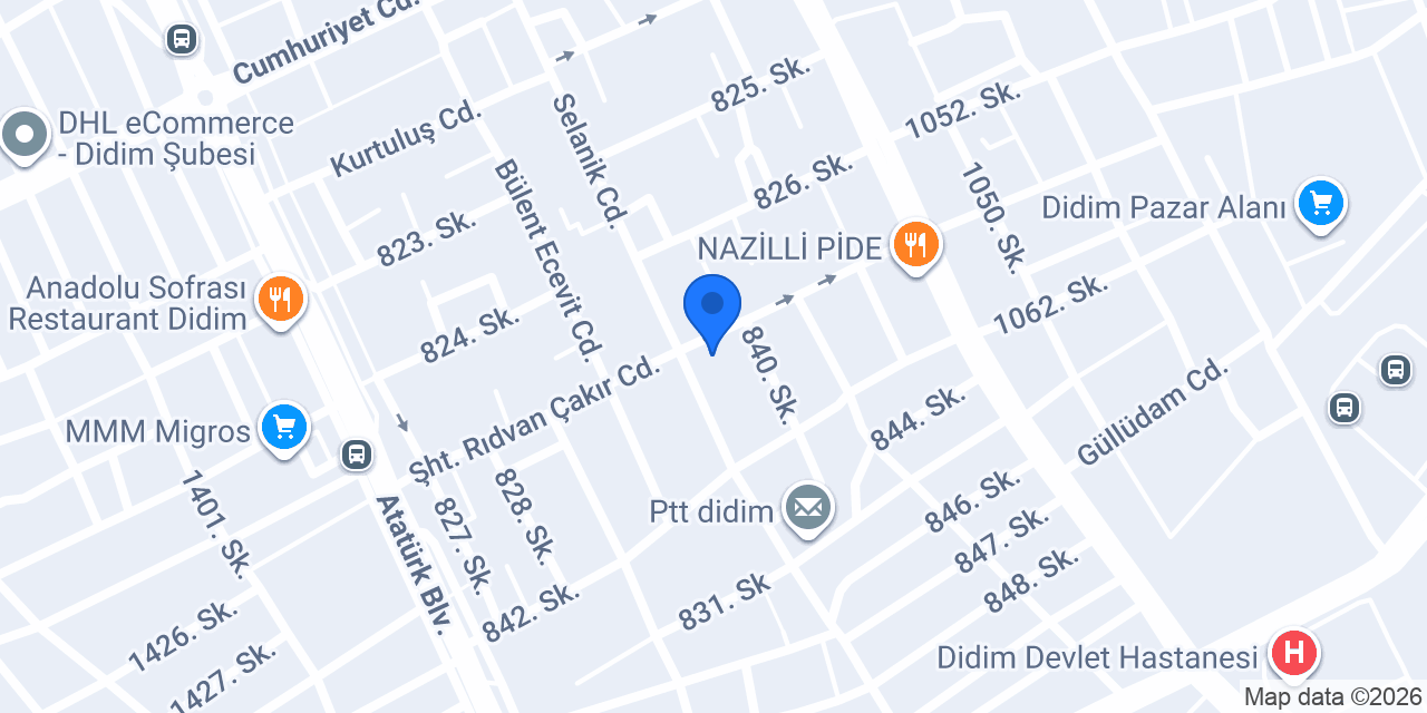 didim ikinci el engil spot konumu