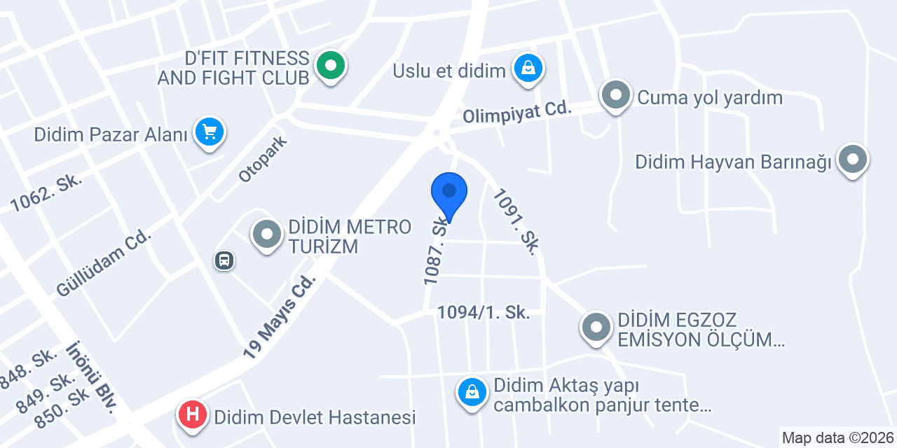 Oguz Oto Didim konumu