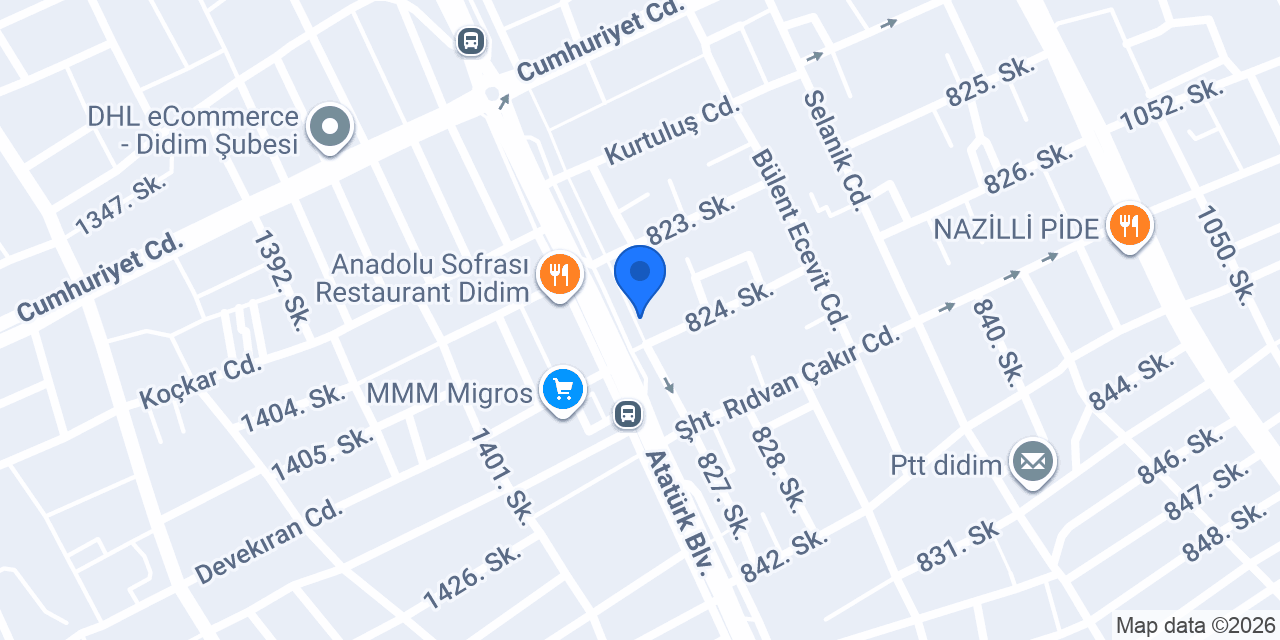 İstanbul Perde Didim - Aydın konumu