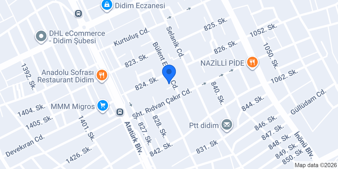 Butik Sevil konumu