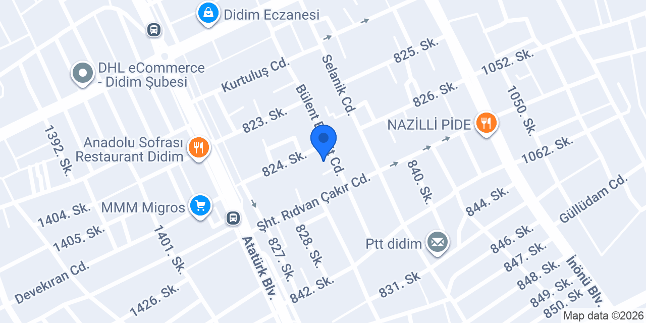 Cadde auto konumu