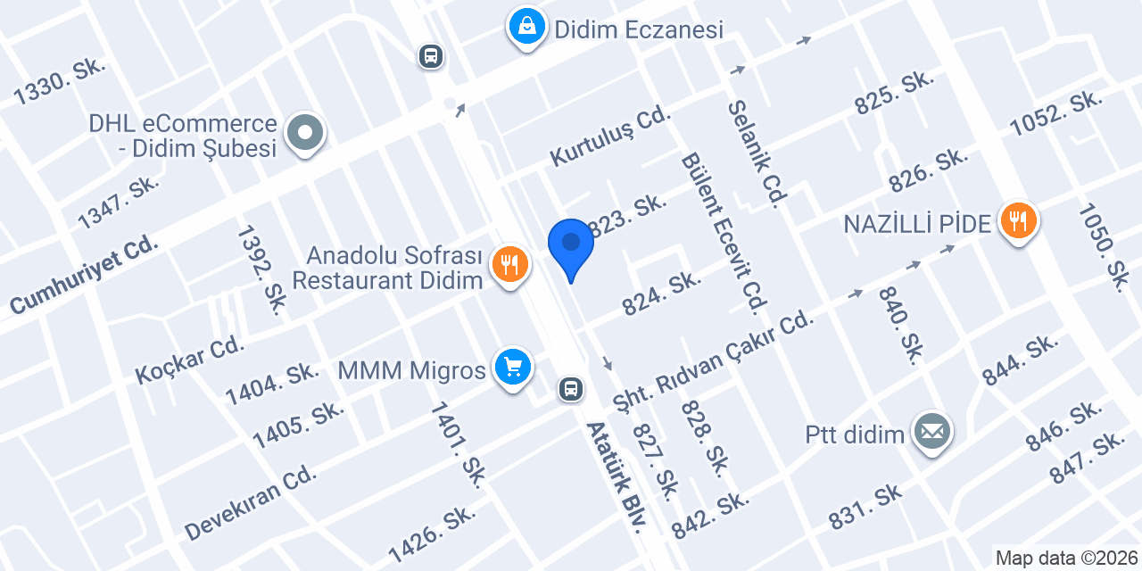 Akbank - Didim Şubesi konumu