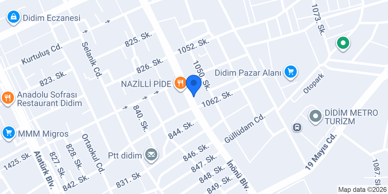Erhan ofis mobilya didim konumu