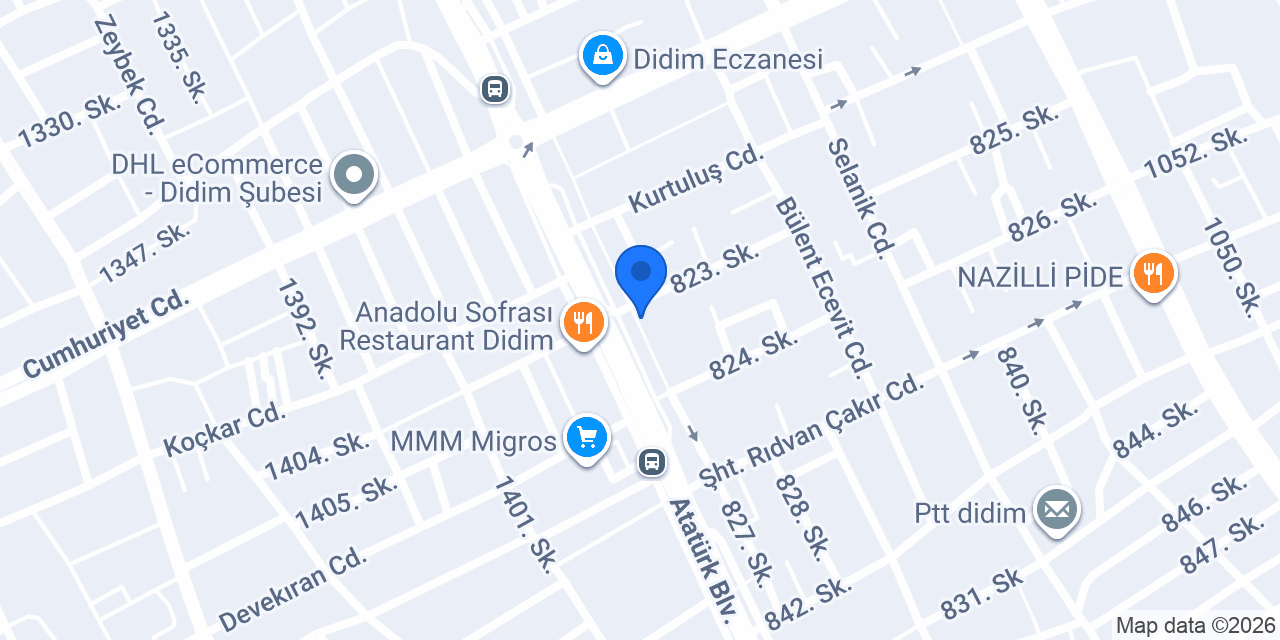 Özerdem Kuyumculuk konumu