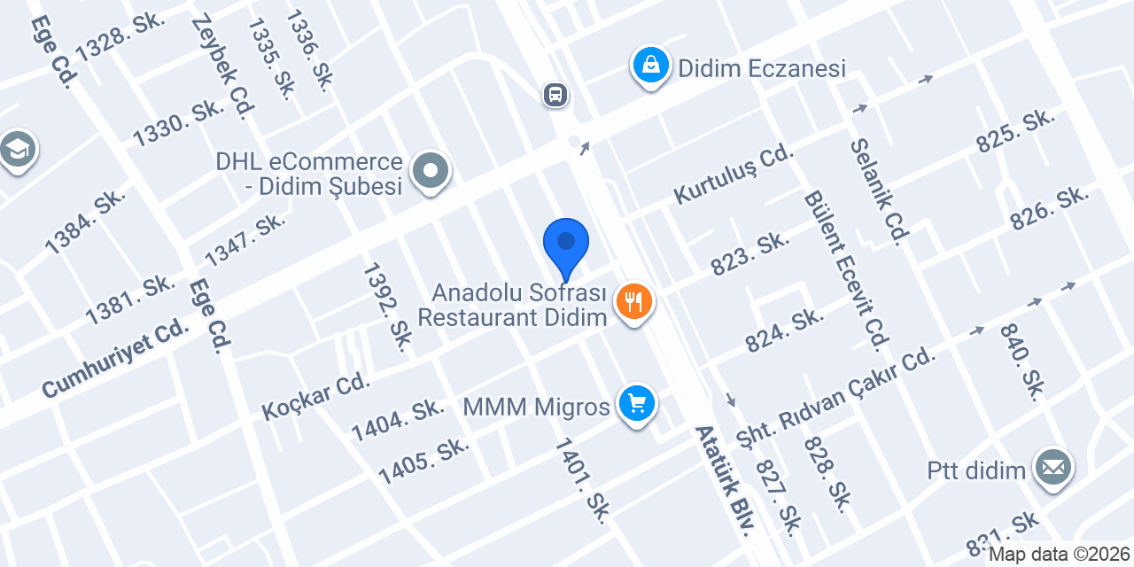 CanCan Kokoreç Didim konumu