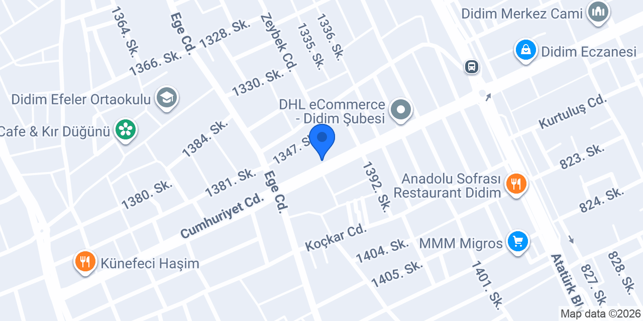 BZ motors Didim konumu