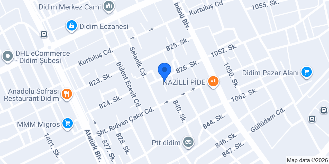Pars Dijital Ajans Didim konumu