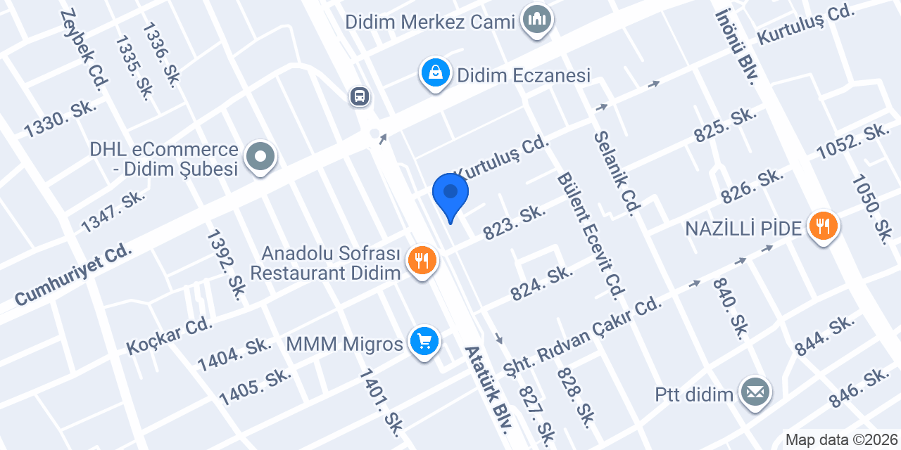 Cadde Fastfood & Cafe konumu