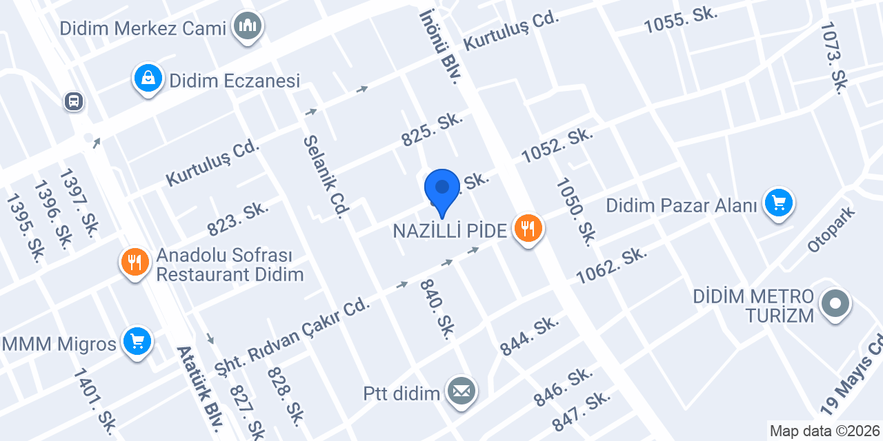 E-İmzaTek | Didim E-İmza & Mali Mühür konumu