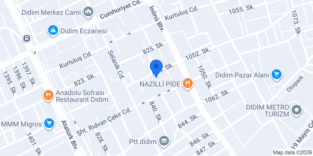 Didim Reklam Deposu konumu