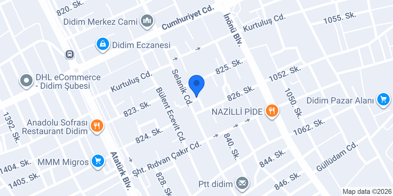 Danış Ağız ve Diş Sağlığı Kliniği konumu