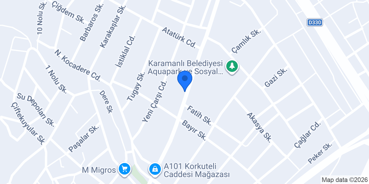 GÜLMAR AVM konumu