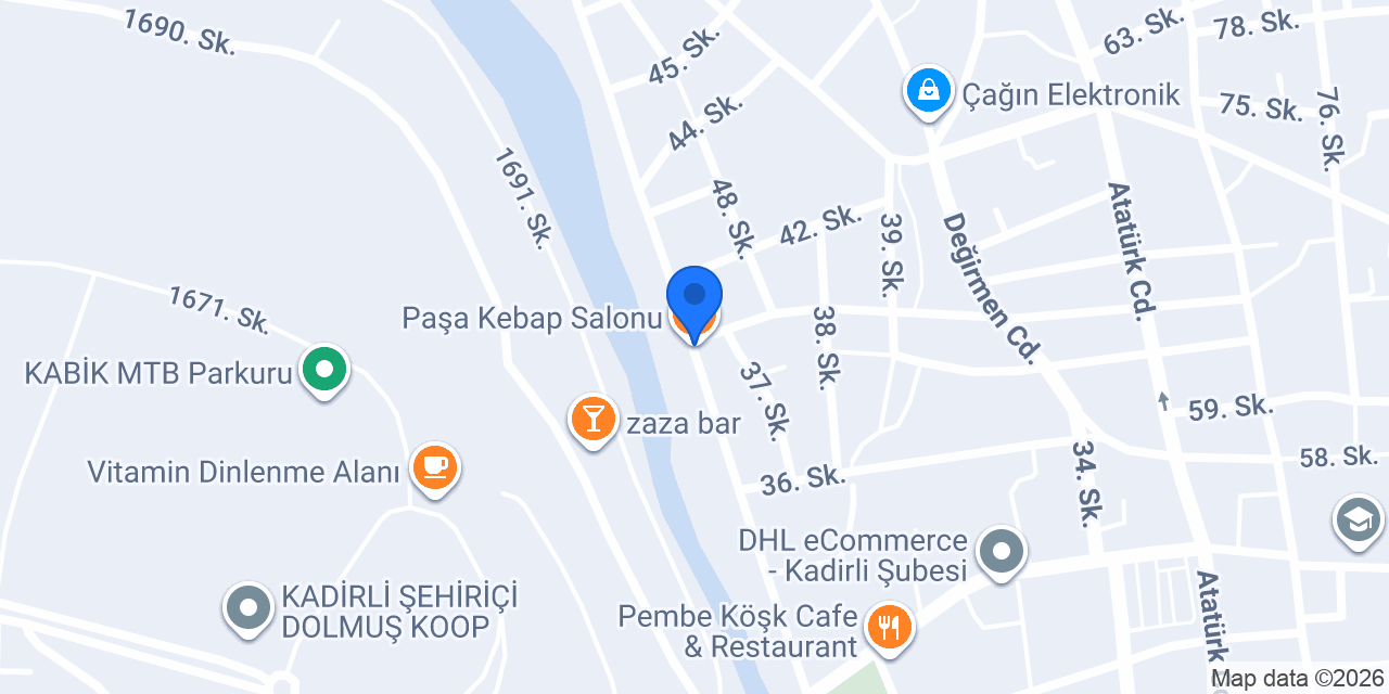 Paşa Kebap Salonu konumu