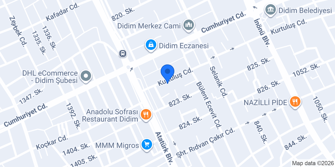didim kuru temizleme konumu