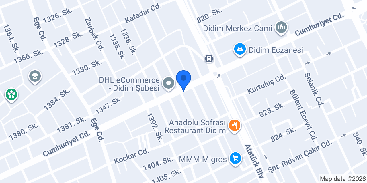 DÜNYAM KIRTASİYE konumu