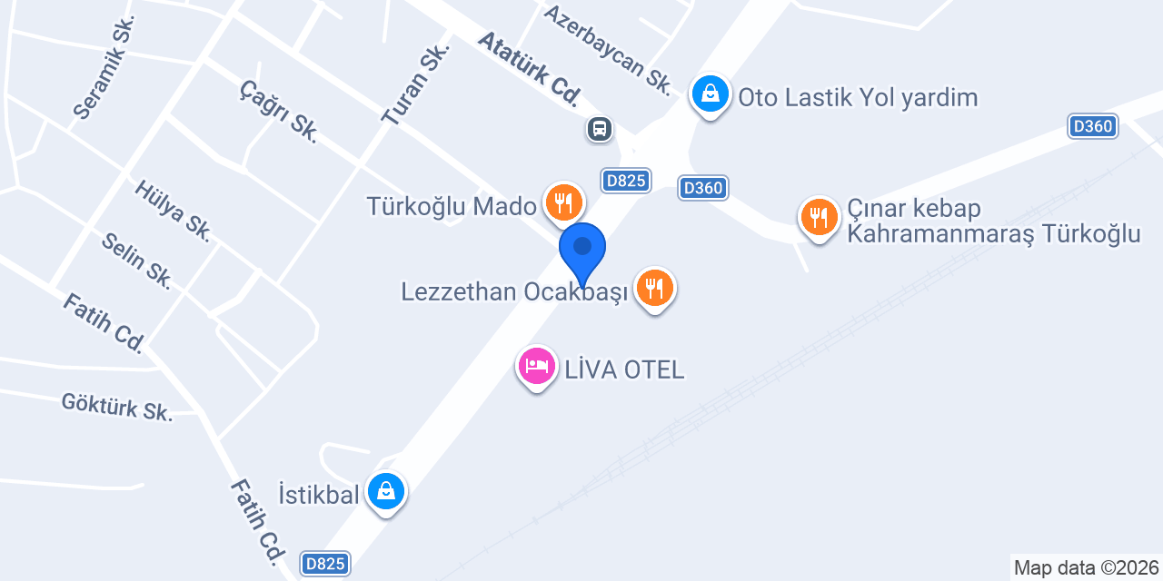 ÇOMRUKLAR AUTO konumu