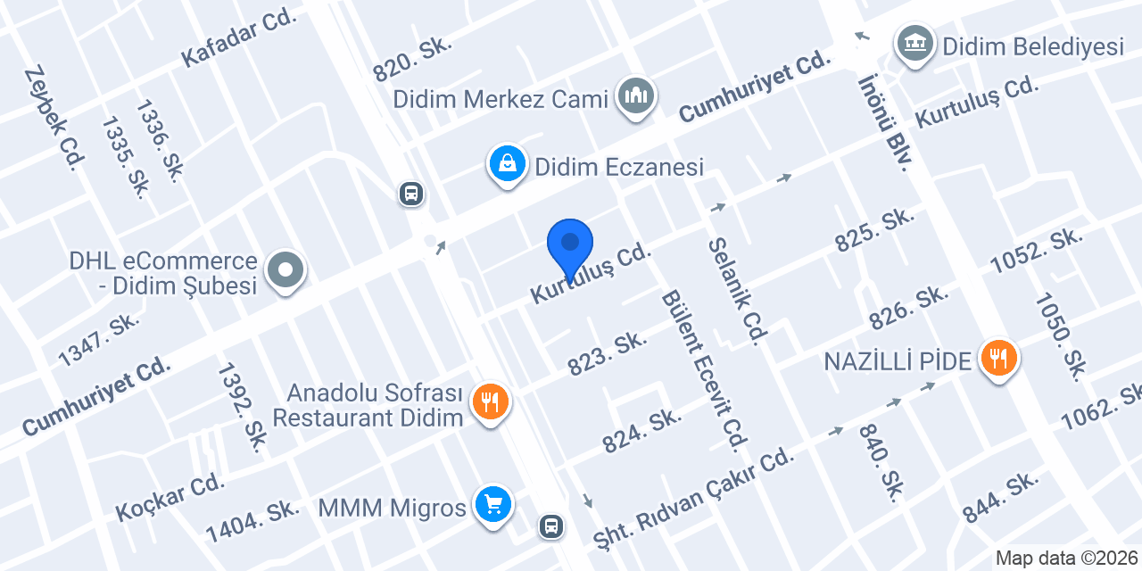 Uğur Tekin Turizm Ticaret konumu