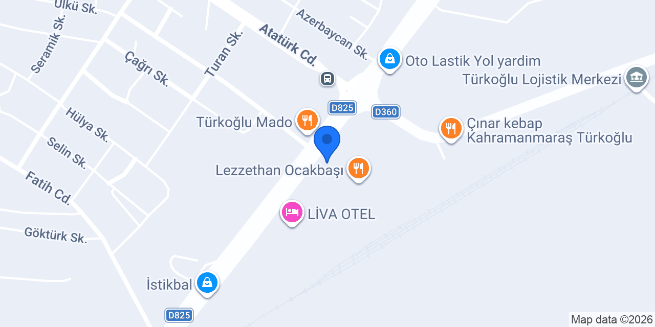 Esin OTOMOTİV konumu
