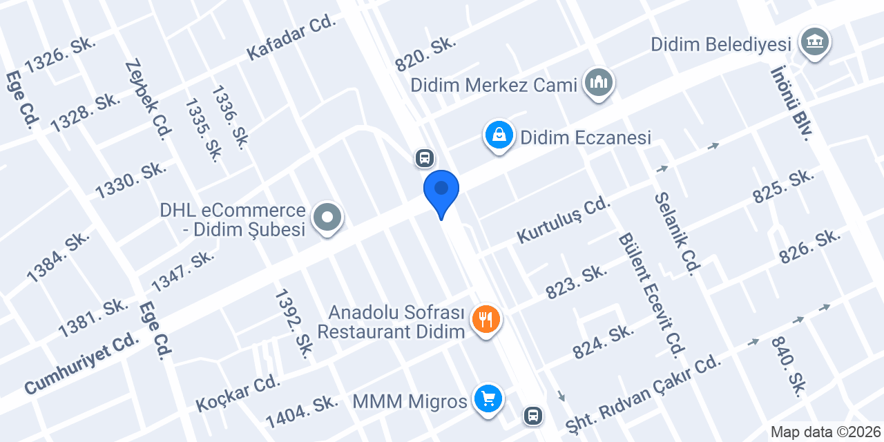 Terra Pizza Aydın (Didim Atatürk) konumu