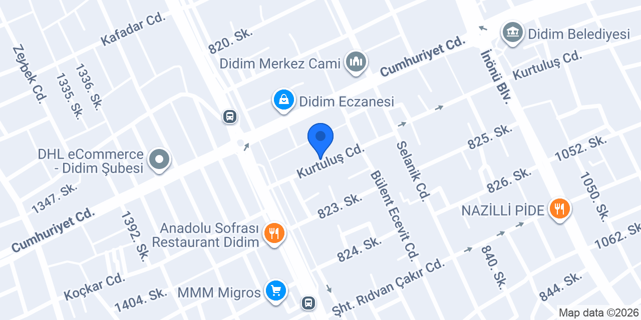 Seçkin Çeyiz konumu