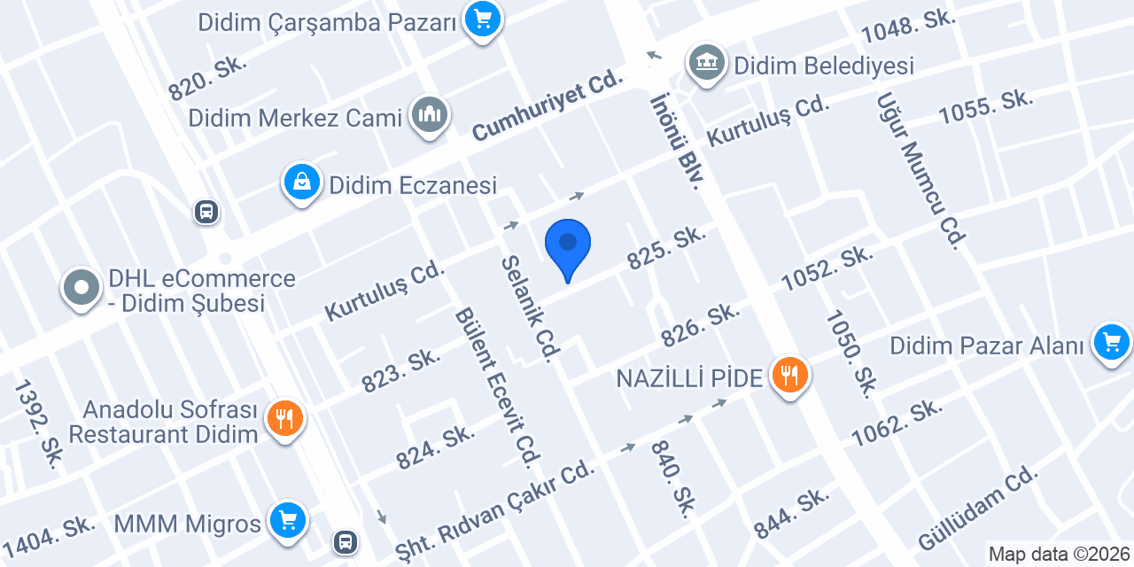 Didim İş Elbiseleri konumu