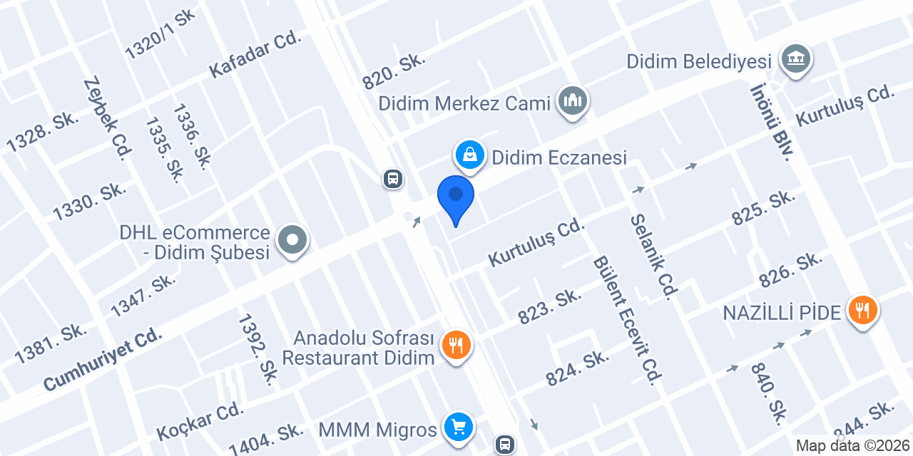 Uzman Diyetisyen Fatoş Çetinel konumu