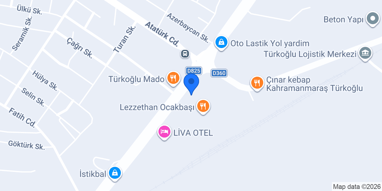 KOZANOĞLU OTOMOTİV konumu