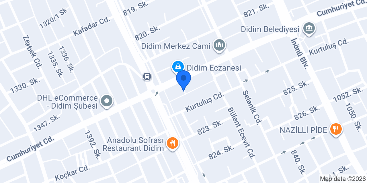 Didim Gümüşçülük konumu