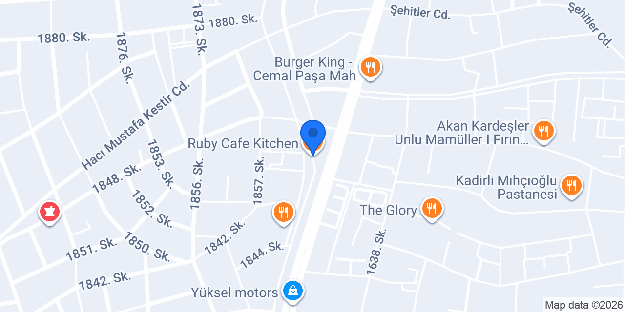Ruby Cafe Kitchen konumu