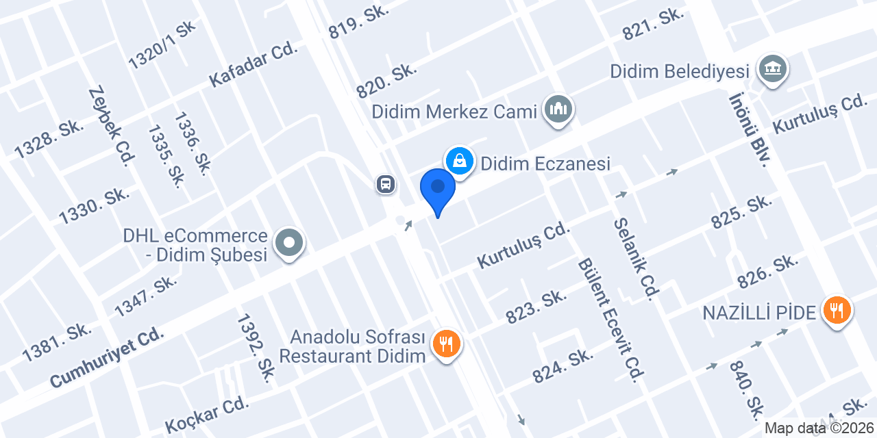 Didim oto anahtar konumu