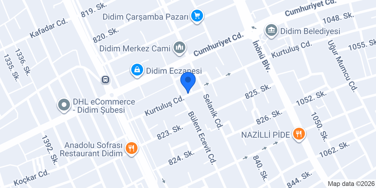 ARMADA SİGORTA DİDİM konumu