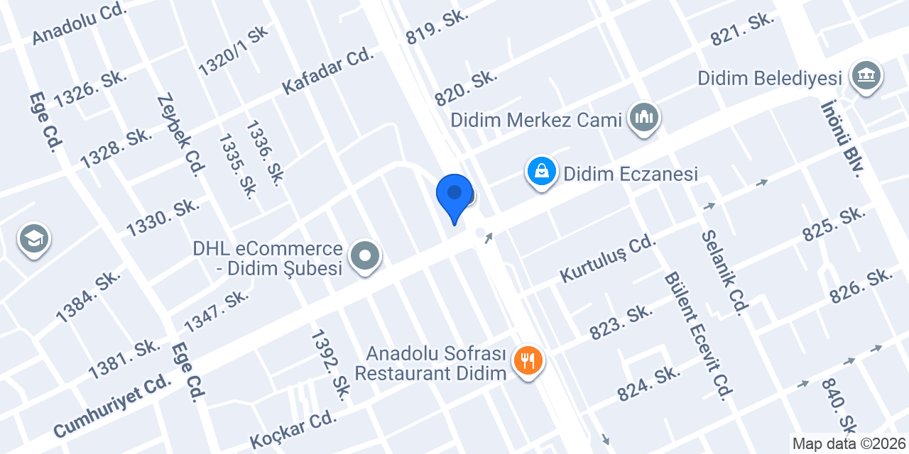 Didim Avantaj Bijuteri ve Parfümeri konumu
