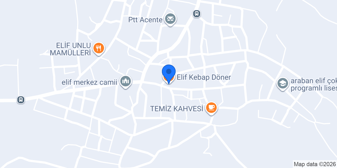 Elif Kebap Döner konumu