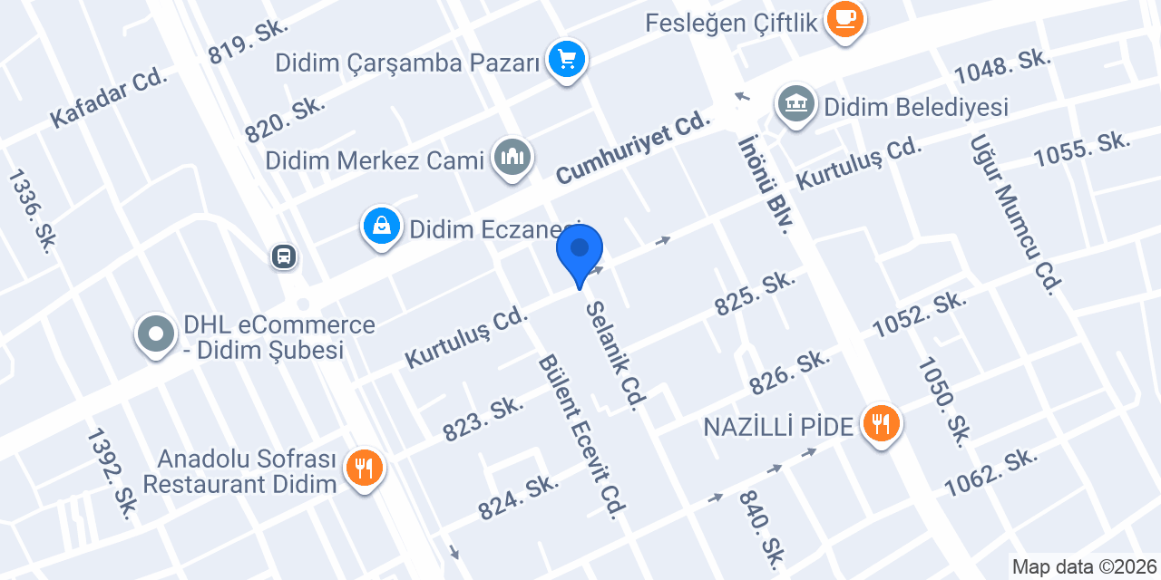 Didim Taksi Durağı konumu