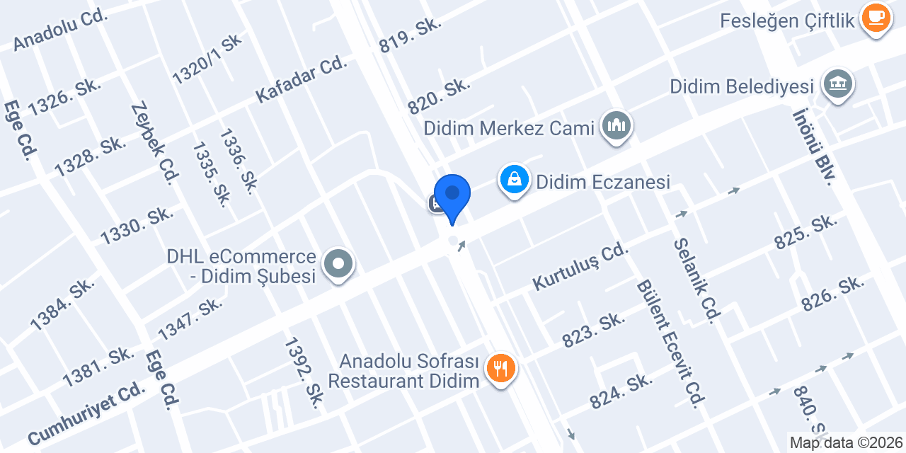 İskenderci Ercan Usta - Didim konumu