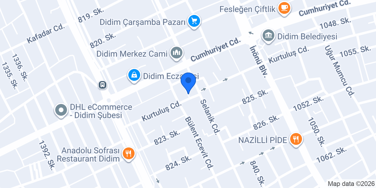 Ege Restaurant konumu
