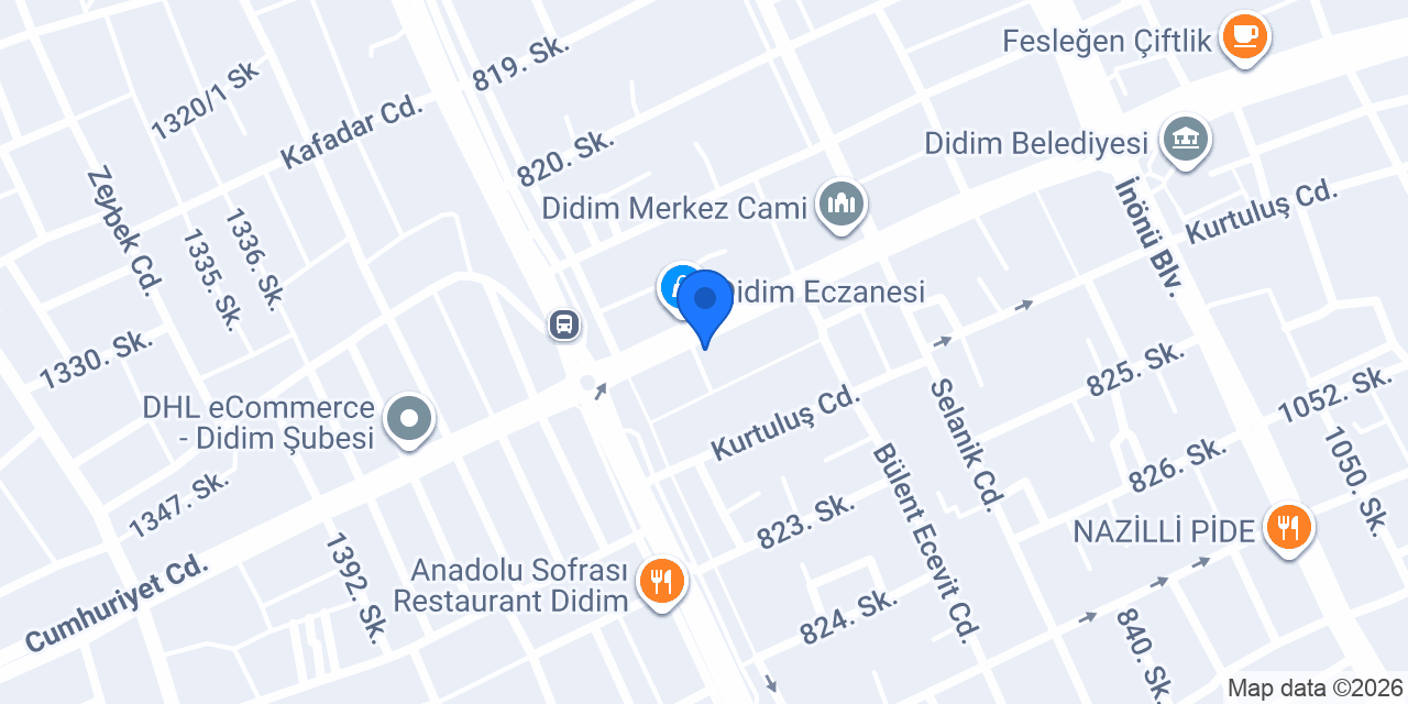 Didim Çelik petshop konumu