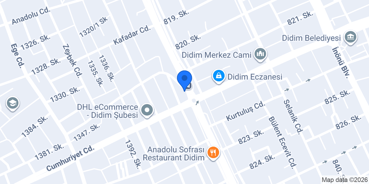 Didim ibs ilaçlama konumu