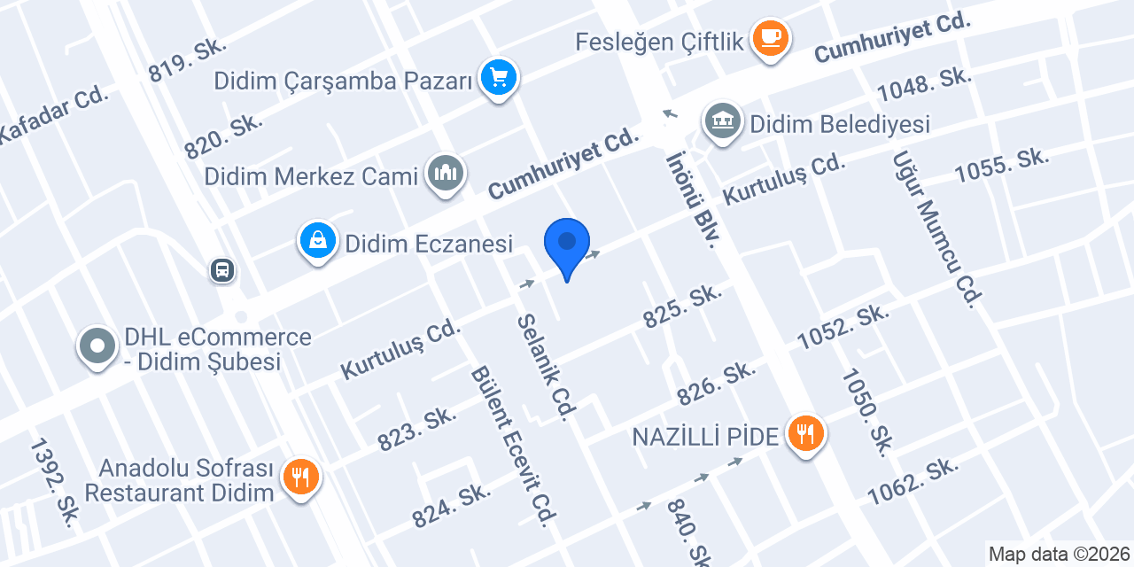 Safir Mimarlık konumu