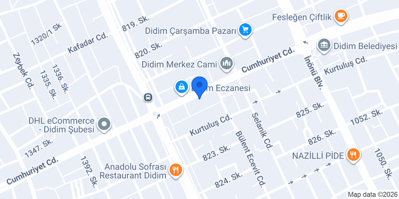 Senti Avm Didim konumu
