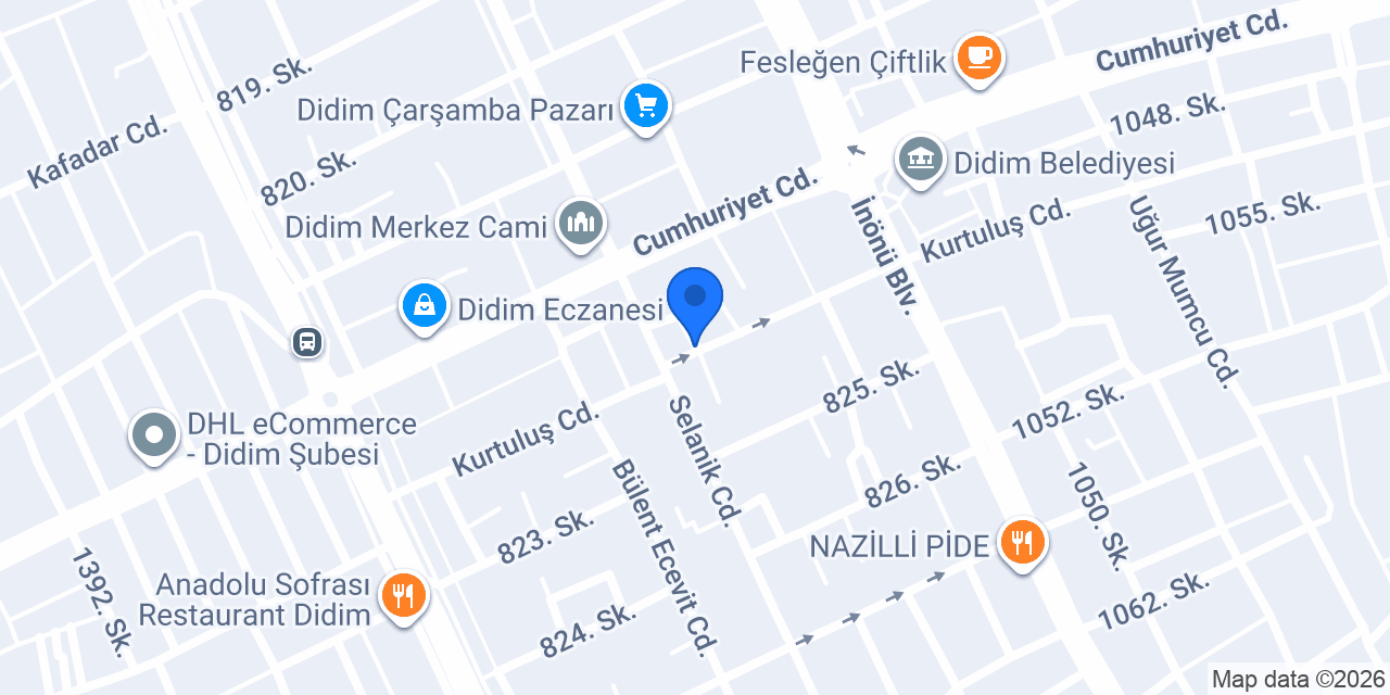 KARACA DİDİM BAYİ konumu