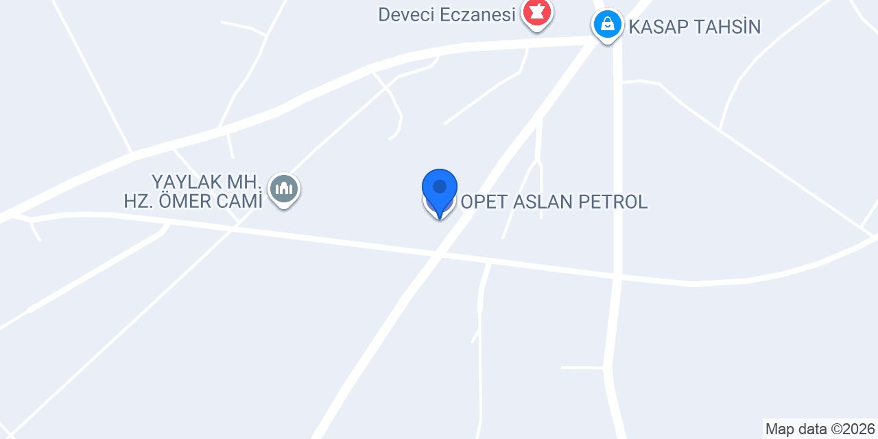OPET ASLAN PETROL konumu