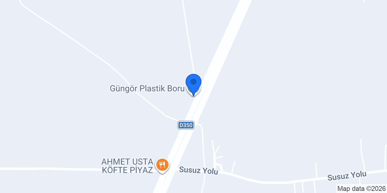 Güngör Plastik Boru konumu