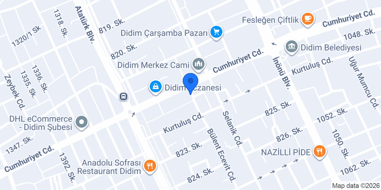 AKÇEM EMLAK DİDİM konumu